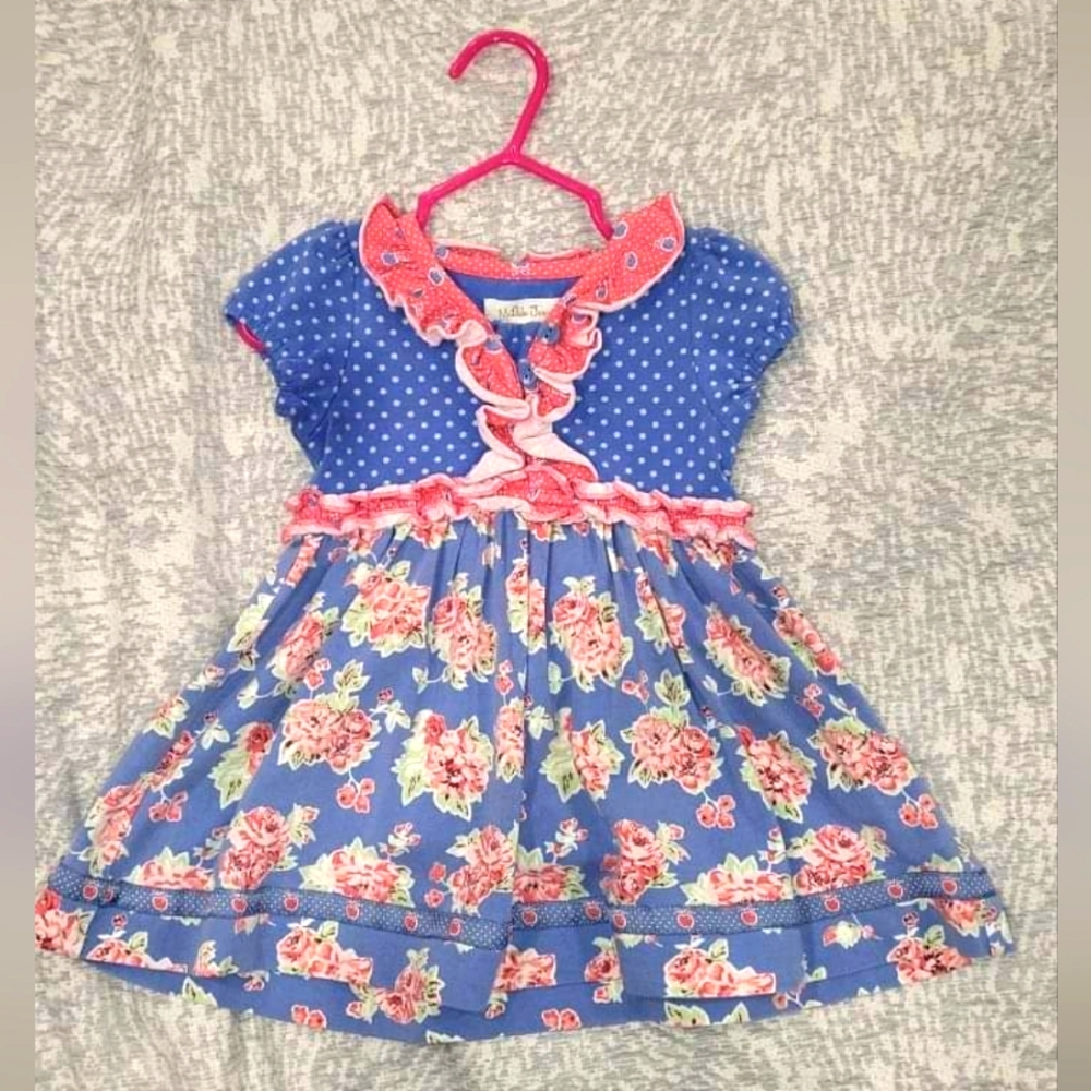 Matilda Jane dress 6-12 months multi color